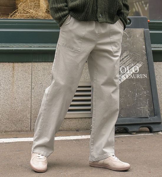 (M-4XL)<BR>리치카투 standard fit banding pants