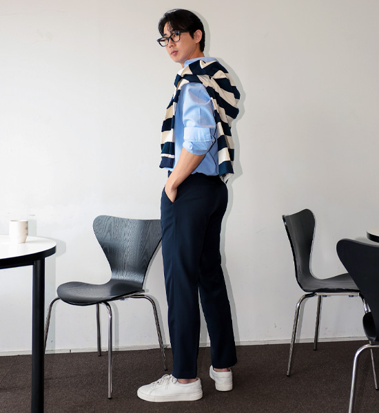 (M-5XL)<BR>코코란 Slim Fit Slacks