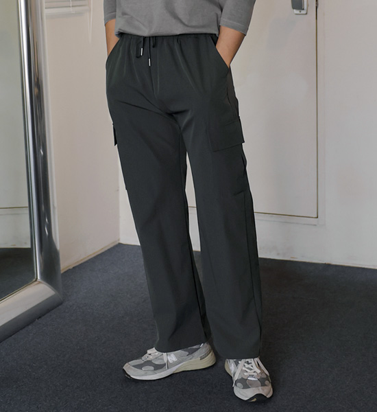 (M-5XL)<BR>핑치 standard fit cargo-banding pants 012-1