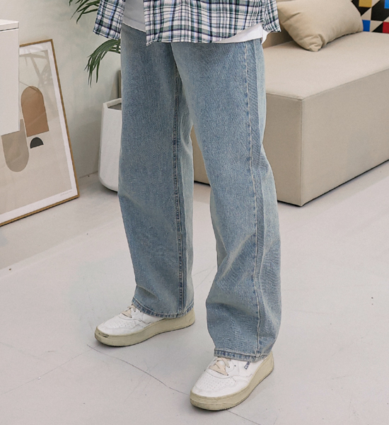 (S-6XL)<br>토낫 standard fit denim pants 502