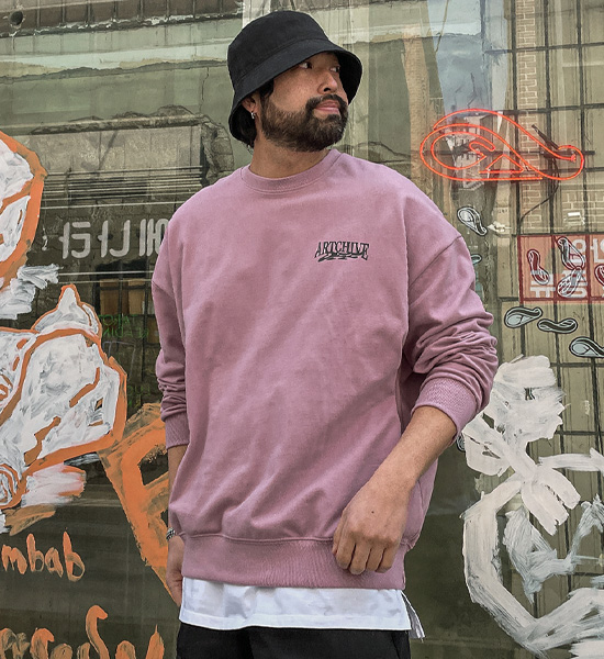 (L-5XL)<BR>다킹 man-to-man T