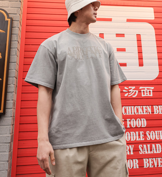 (L-5XL)<BR>또히아 pigment Short T shirts FF56