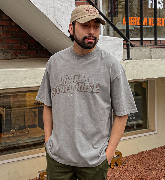 (L-5XL)<br>보비타 pigment Short T shirts F58