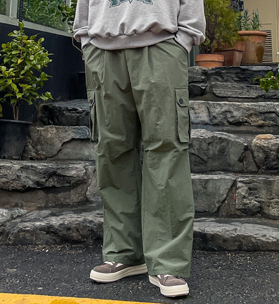 (XL-6XL)<BR>아투로 Semi-wide fit cargo-banding pants