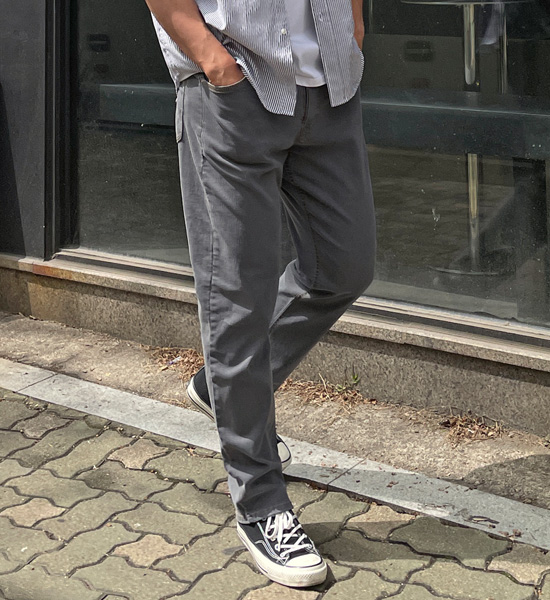 (M-6XL)<BR>디오누 Hidden banding Tapered denim pants <br><font color="#098a09"><B>Select length (Basic,Long+10cm)</B></font><BR><B><FONT COLOR="#ff4800">[Additional discount]</FONT></B>