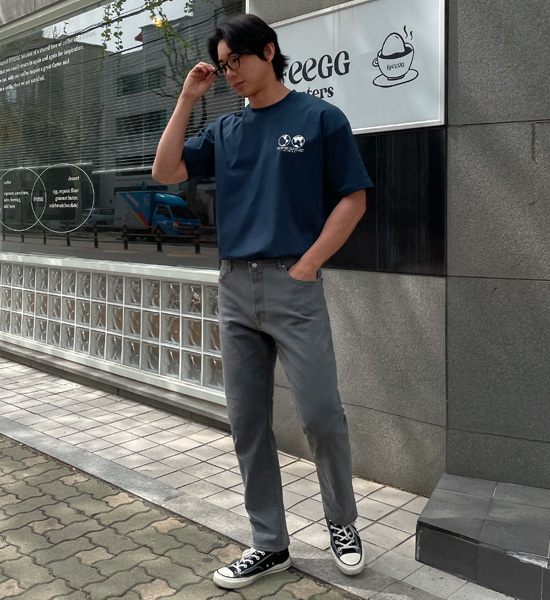 (M-6XL)<BR>디오누 Hidden banding Tapered denim pants <br><font color="#098a09"><B>Select length (Basic,Long+10cm)</B></font><BR><B><FONT COLOR="#ff4800">[Additional discount]</FONT></B>