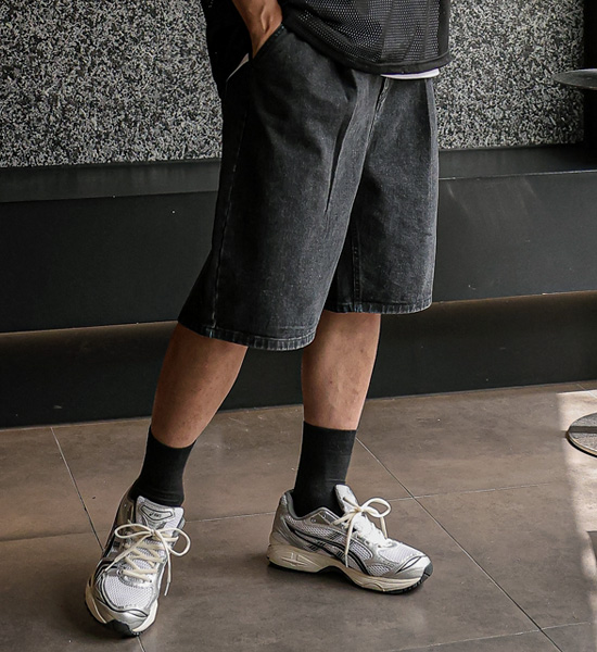 (XL-5XL)<BR>진다스 7부 denim pants 239