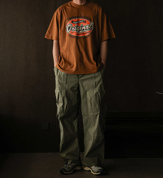 (L-5XL)<BR>마그론 Short T shirts