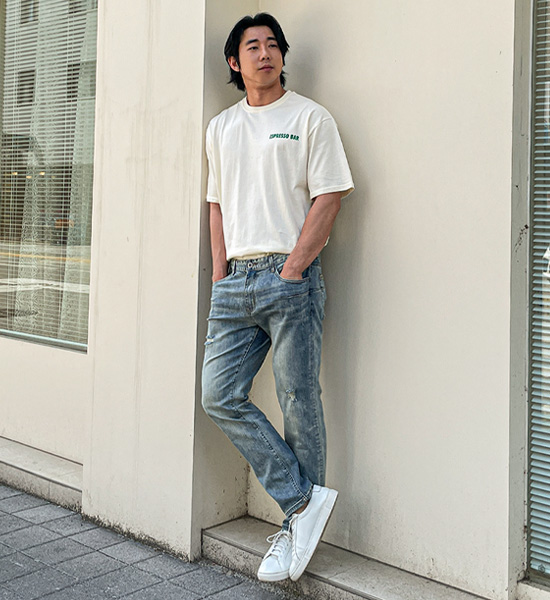 카담바 Slim Fit denim pants 837