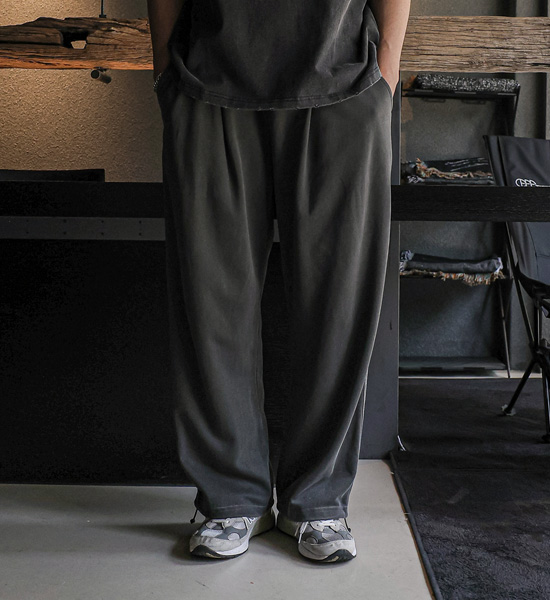 (2XL-5XL)<BR>보라탄 Semi-wide fit pigment banding pants