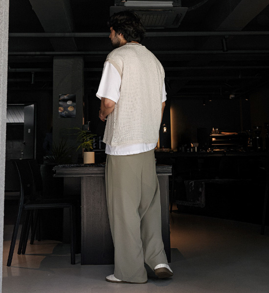 (XL-4XL)<BR>파차버 Knit Vest