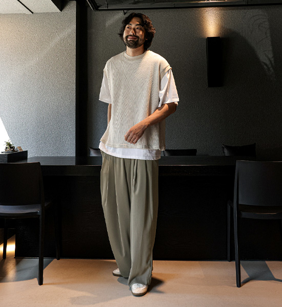 (XL-4XL)<BR>파차버 Knit Vest