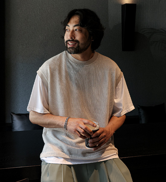 (XL-4XL)<BR>파차버 Knit Vest