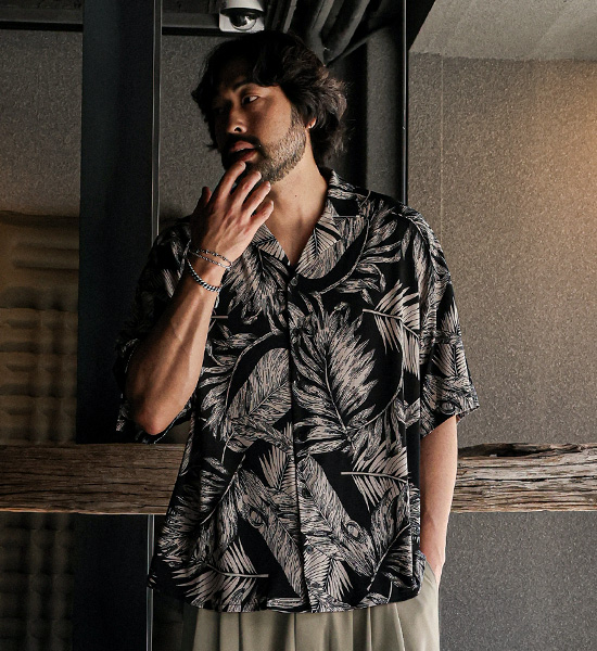 (XL-6XL)<BR>루하니 short-sleeved shirt