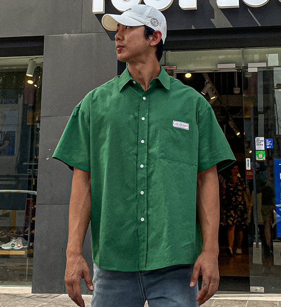 (XL-6XL)<BR>무하스 short-sleeved shirt