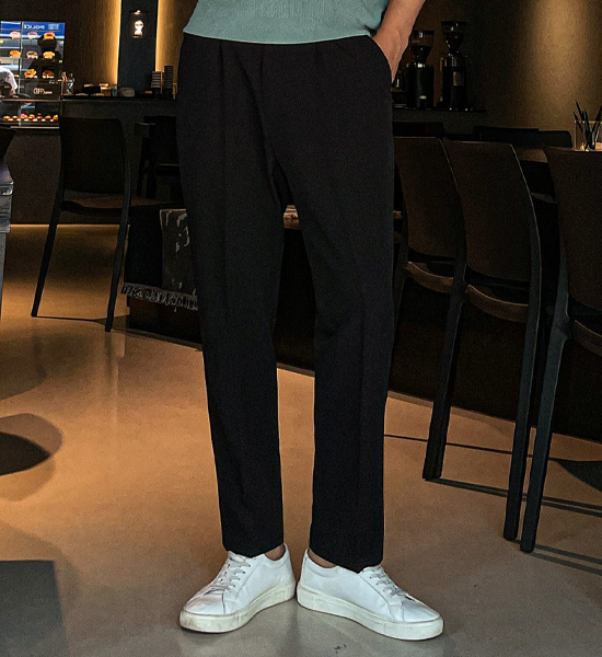 (M-6XL)<BR>지트야 standard fit Magic banding Slacks S101