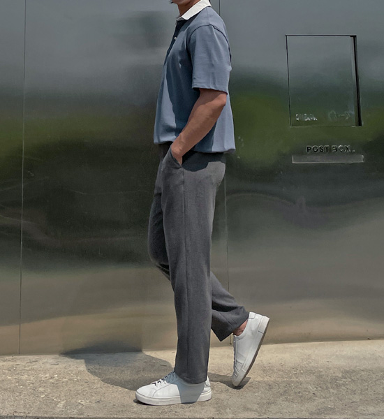 (M-6XL)<br>자오티 Slim Fit Magic banding Slacks S102<br><font color="#224f20"><B>*Select length (Basic,Long+10cm)</B></font>