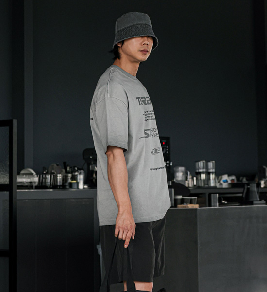 (M-6XL)<br>모코바 pigment Short T shirts 5652