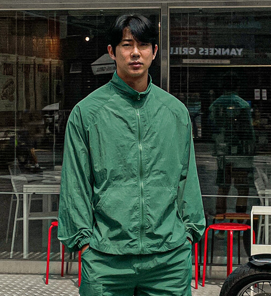 (M-6XL)<BR>코로트 nylon zip-up 82301