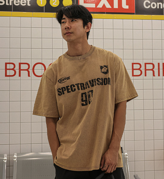 (L-5XL)<BR>투나이시 pigment Short T shirts 5252