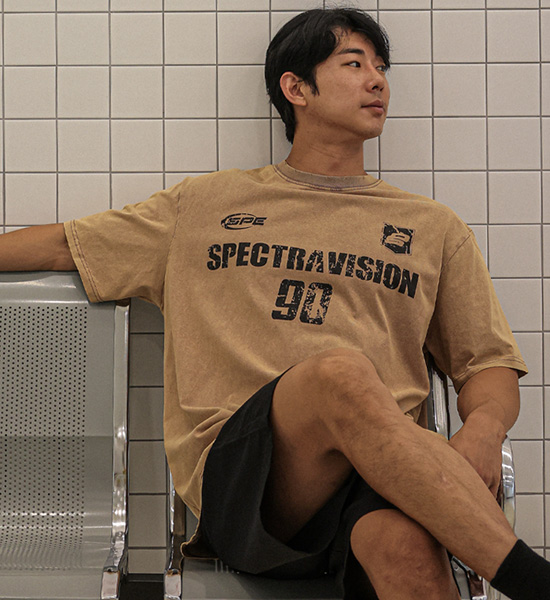 (L-5XL)<BR>투나이시 pigment Short T shirts 5252