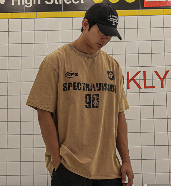 (L-5XL)<BR>투나이시 pigment Short T shirts 5252