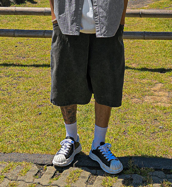 (XL-6XL)<BR>카르리 6부 banding pants