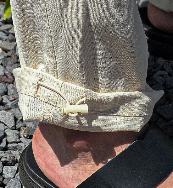 (XL-6XL)<BR>키쏘 linen banding pants