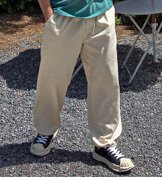 (XL-6XL)<BR>키쏘 linen banding pants