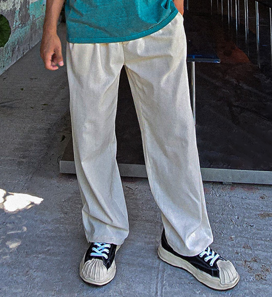 (XL-6XL)<BR>키쏘 linen banding pants