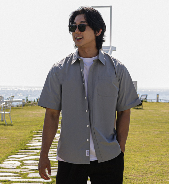 (L-6XL)<BR>모카렌 short-sleeved shirt