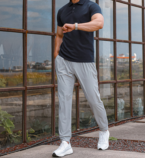(M-5XL)<BR>안다토 short-sleeved collar T-shirt