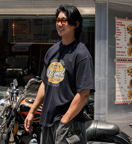 (L-5XL)<BR>마그론 Short T shirts