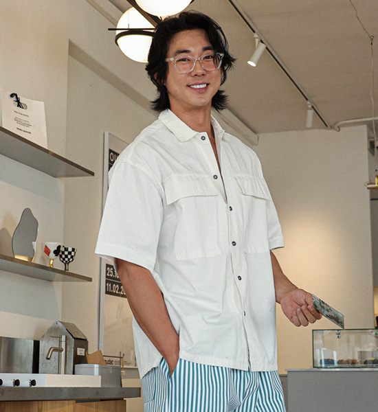 (L-5XL)<BR>타하시 short-sleeved shirt 1103