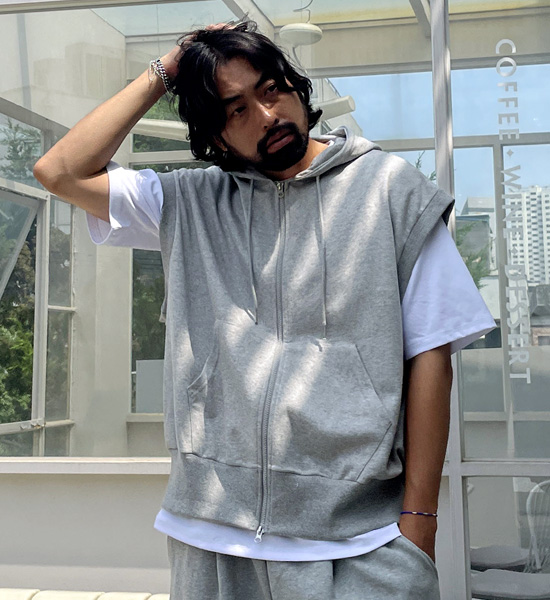 (XL-4XL)<br>로빙하 Hooded Vest