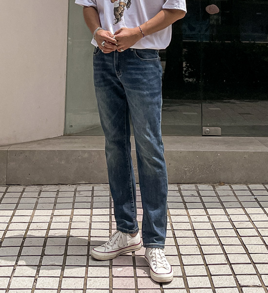 (30-46)<br>필로티 Slim Fit denim pants 876