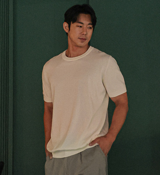 (L-5XL)<br>라토단 short-sleeved knitwear DT23113<BR><B><FONT COLOR="#ff4800">[Additional discount]</FONT></B>