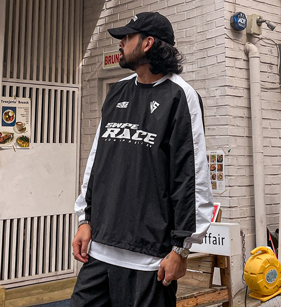 (XL-6XL)<BR>러빙헛 nylon man-to-man T