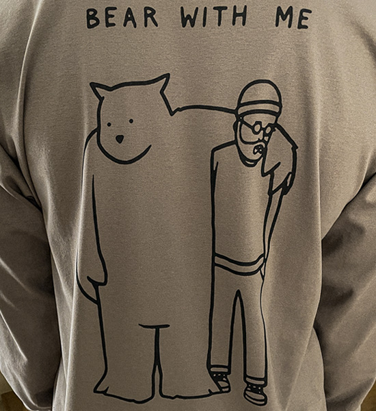 (XL-5XL)<br>푸라미야 a long-sleeved t-shirt