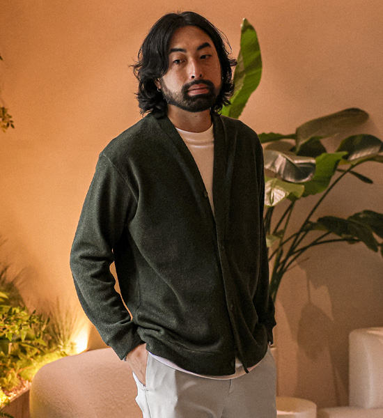 (L-4XL)<BR>고티야 Cardigan