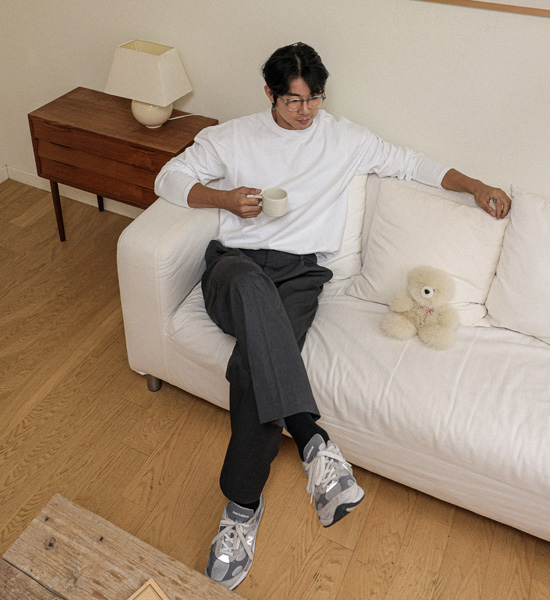 (S-5XL)<BR>쑤티 Semi-wide fit Back banding Slacks