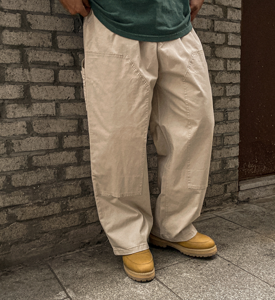 (L-4XL)<BR>아치호 Semi-wide fit banding pants