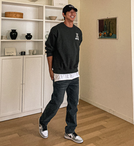 (L-5XL)<BR>코다로티 man-to-man T