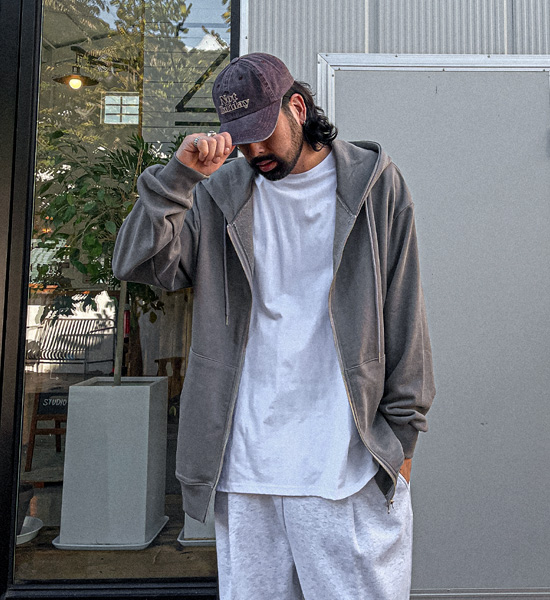 (XL-5XL)<br>마사야 pigment Hoodies zip up