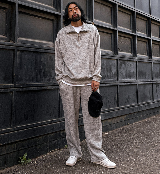 (XL-6XL)<br>언트라 ribbed half zipup T009<BR><B><FONT COLOR="#ff4800">[Additional discount]</FONT></B>