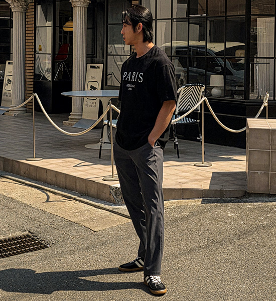 (L-5XL)<BR>수프리드 Back banding slacks(Slim Fit/standard fit)<br><font color="#098a09"><B>Select length (Basic,Long+8cm)</B></font><BR><B><FONT COLOR="#ff4800">[Additional discount]</FONT></B>