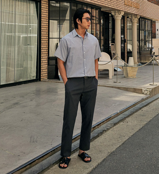 (L-5XL)<BR>수프리드 Back banding slacks(Slim Fit/standard fit)<br><font color="#098a09"><B>Select length (Basic,Long+8cm)</B></font><BR><B><FONT COLOR="#ff4800">[Additional discount]</FONT></B>