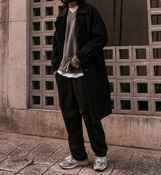 (M-4XL)<BR>암쿠이 Tapered fit banding pants H4027