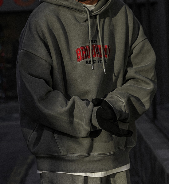 (XL-6XL)<BR>우츠보트 pigment Hoodie T013