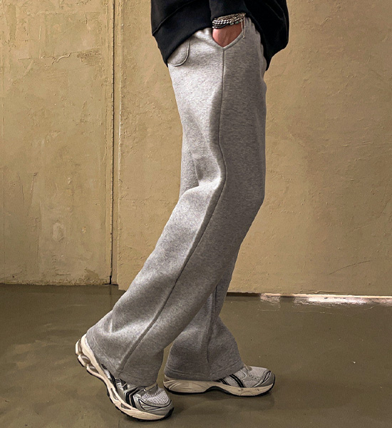 (M-6XL)<BR>스티수드 Semi-wide fit banding pants